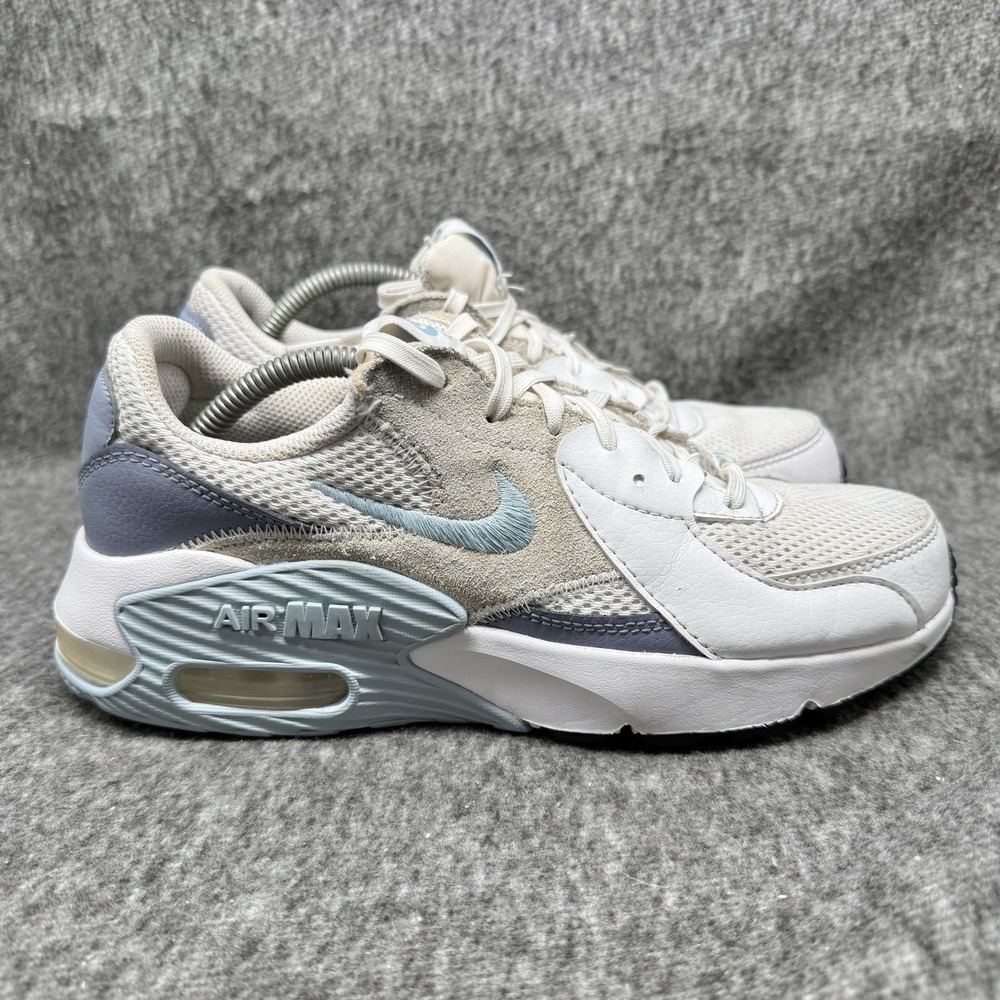 Nike Air Max Excee Women's White/Ashen Slate And Light Blue Sneakers Size 8